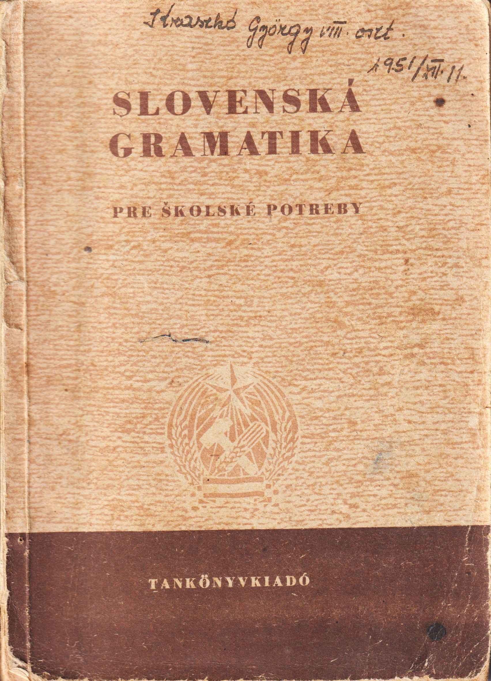 Slovenská gramatika pre školské potreby