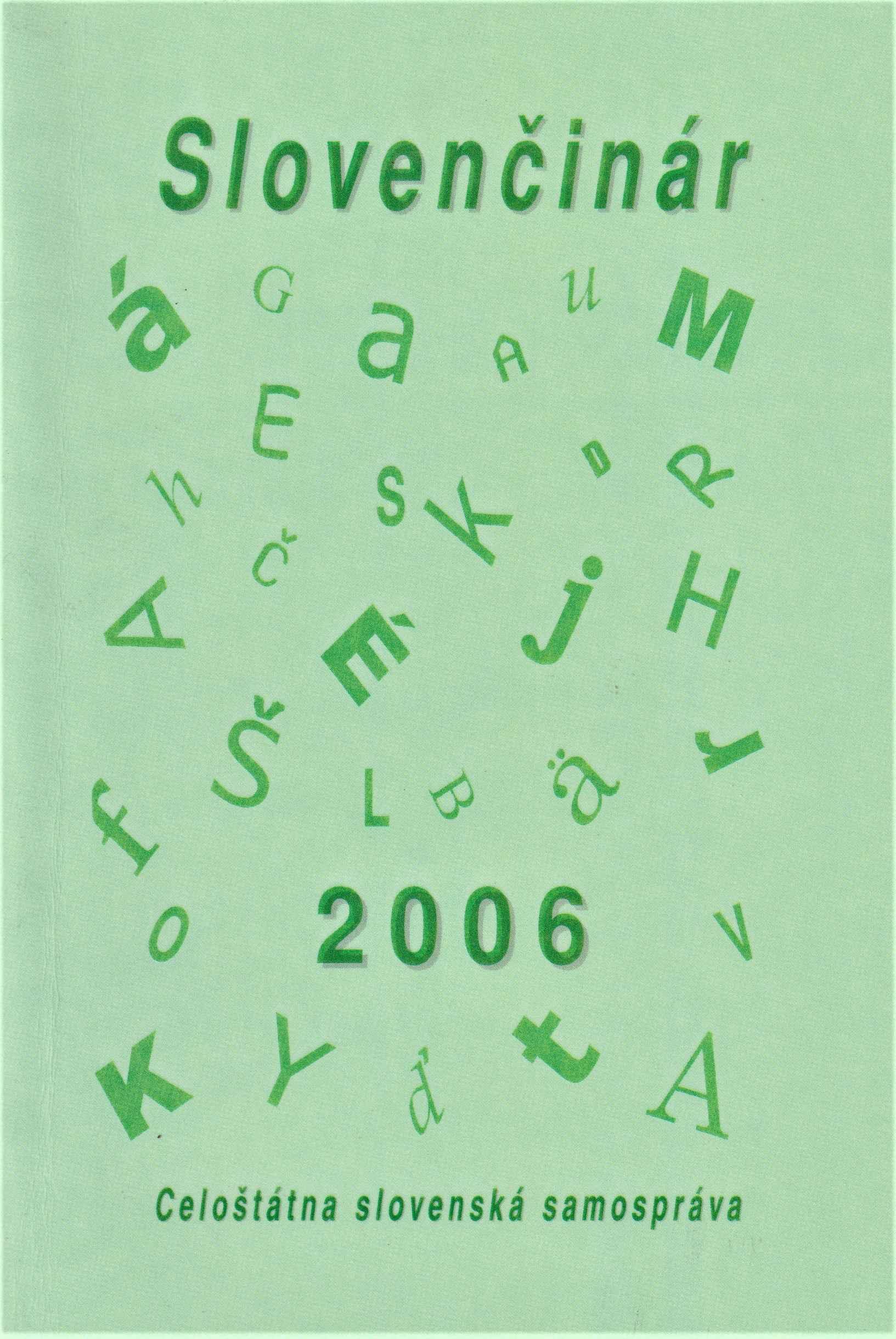 Slovenčinár. 2006