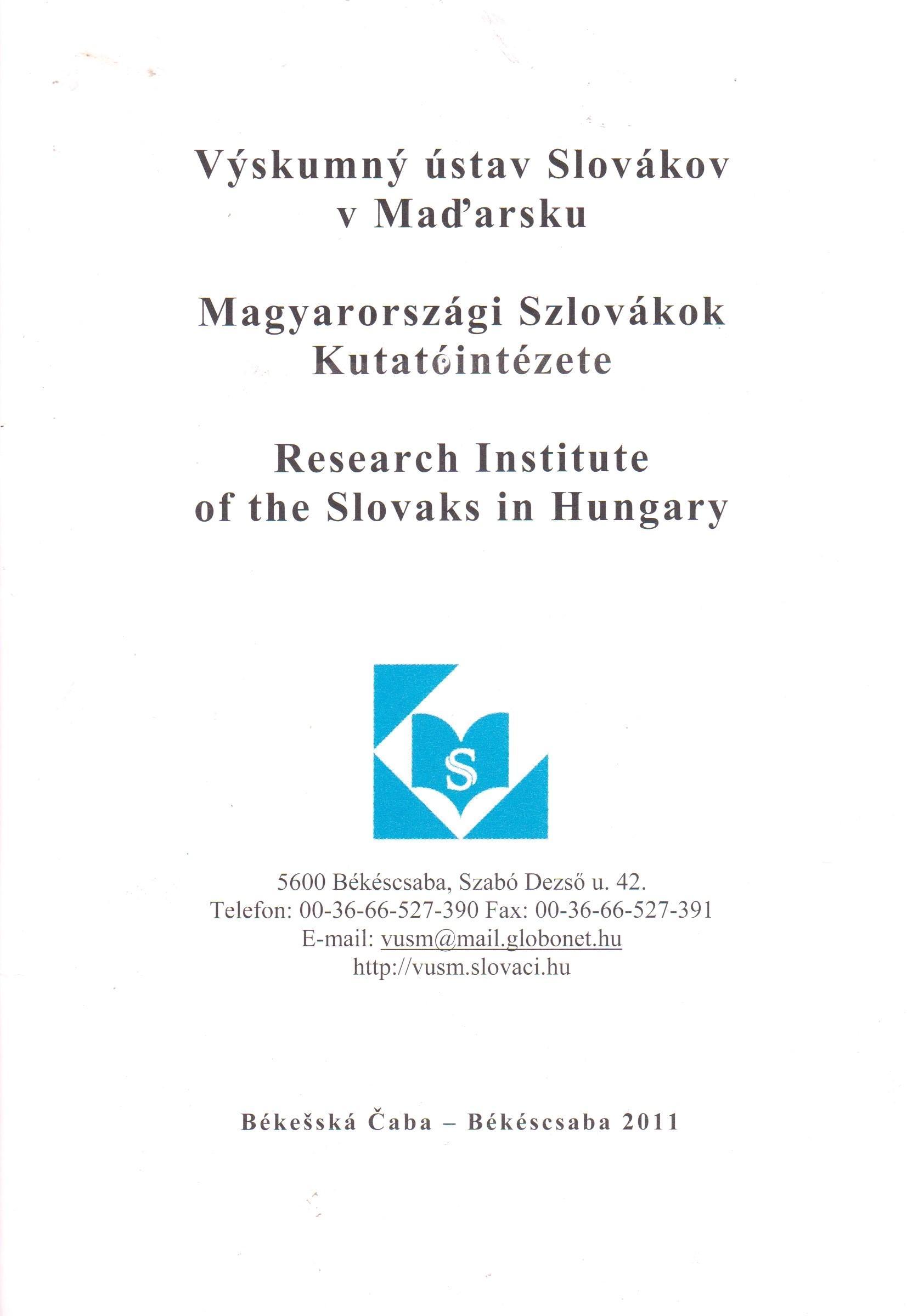 Výskumný ústav Slovákov v Maďarsku