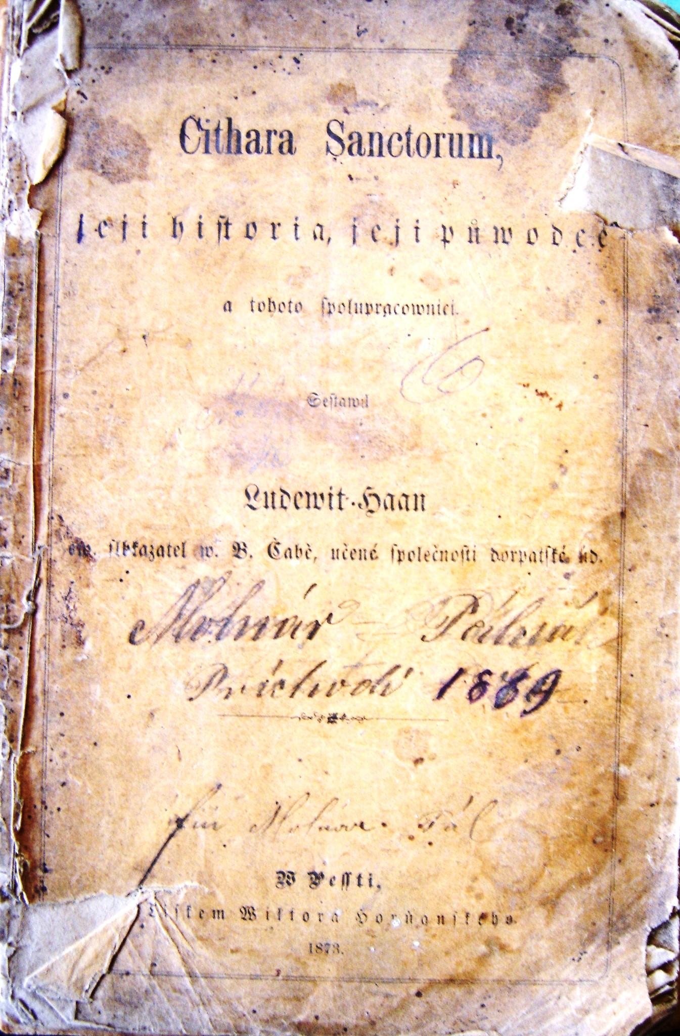 Cithara sanctorum, jeji historia, jeji puwodce a tohoto spolupracownici 