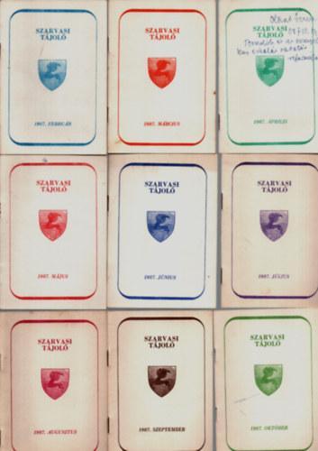 Szarvasi tájoló 1986. (1, 3, 4, 5, 6, 9, 10, 11, 12.)