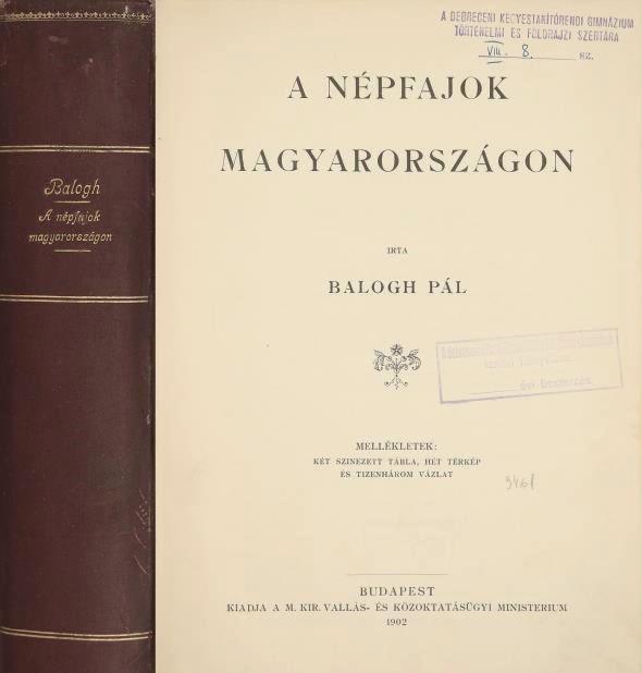 A népfajok Magyarországon