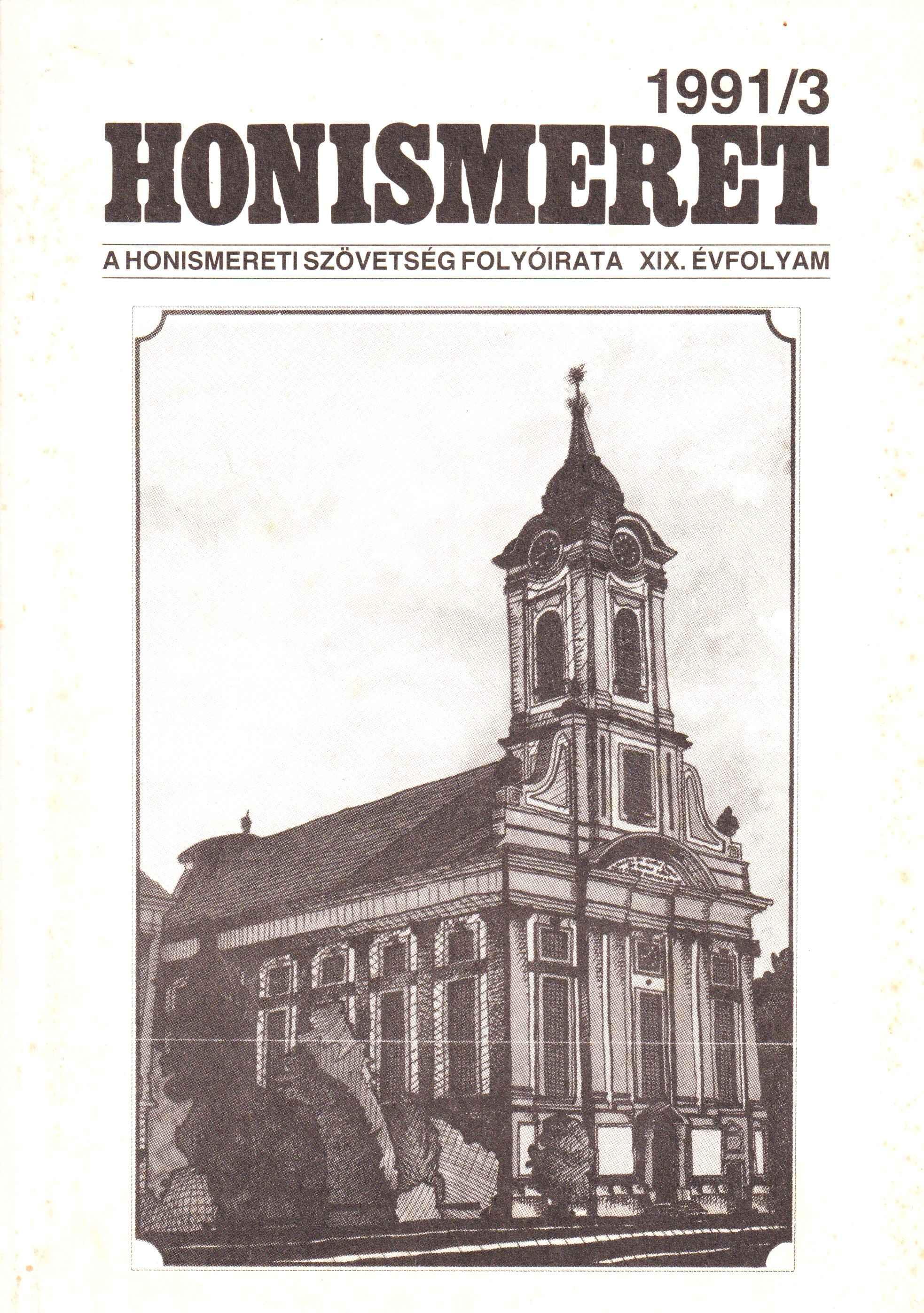 Honismeret 1991/3.