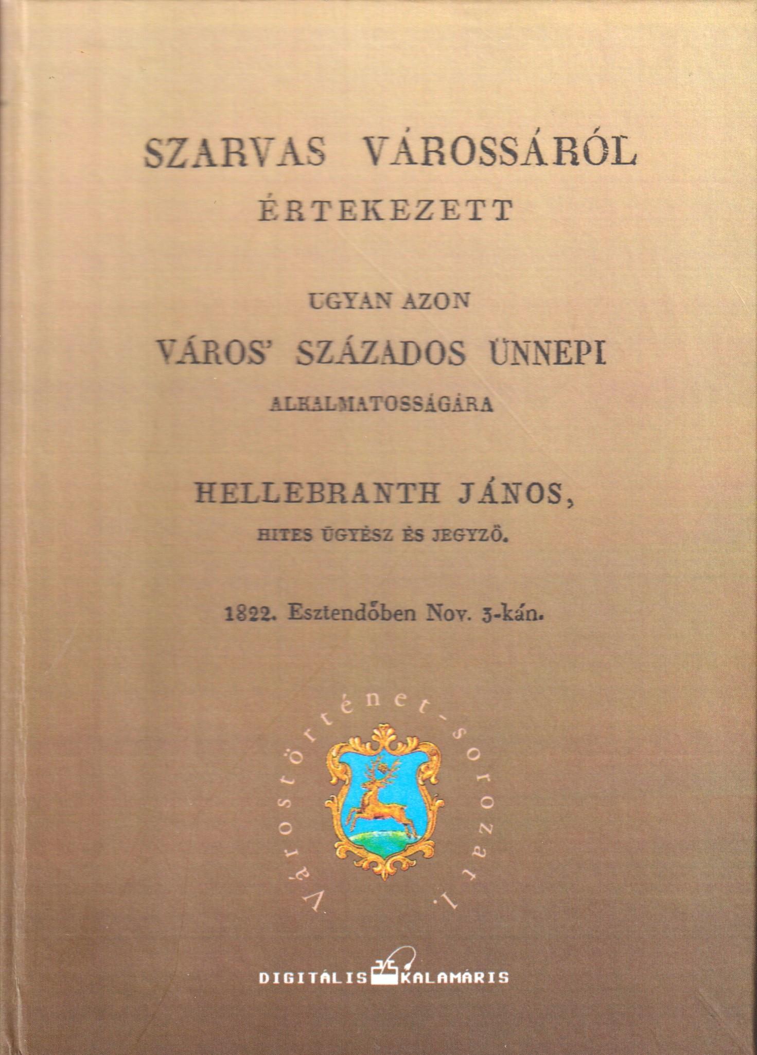Szarvas nagyközség története 