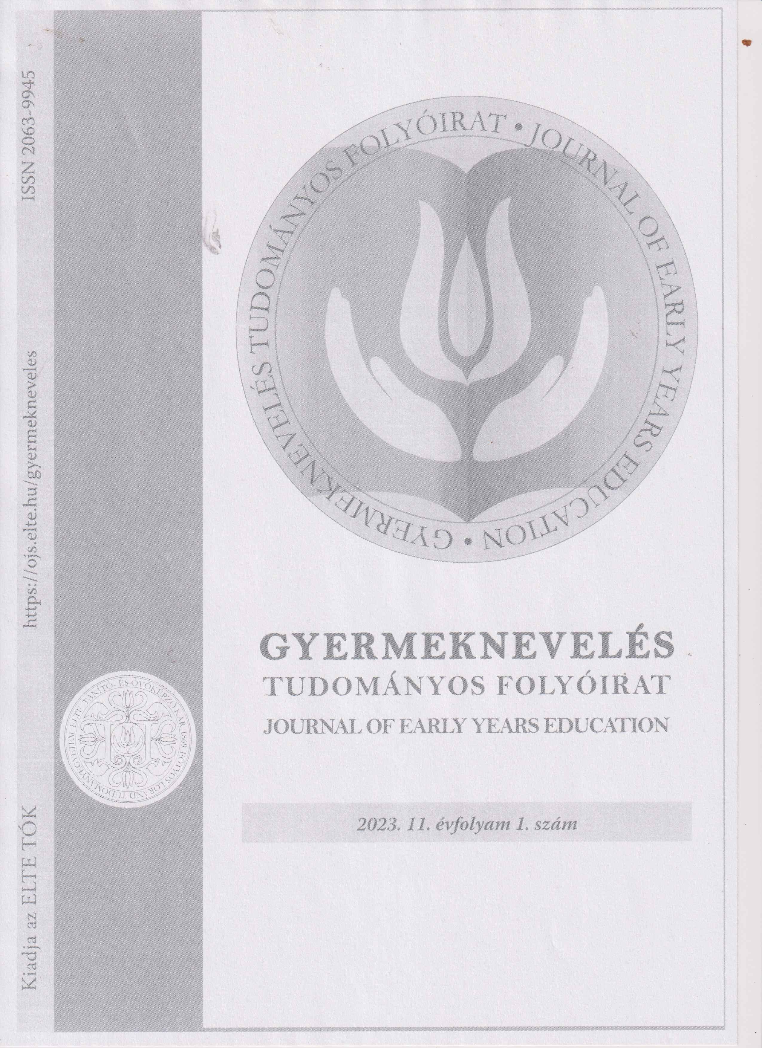 Gyermeknevelés. Tudományos folyóirat 2023. 11. évf. 1. sz.