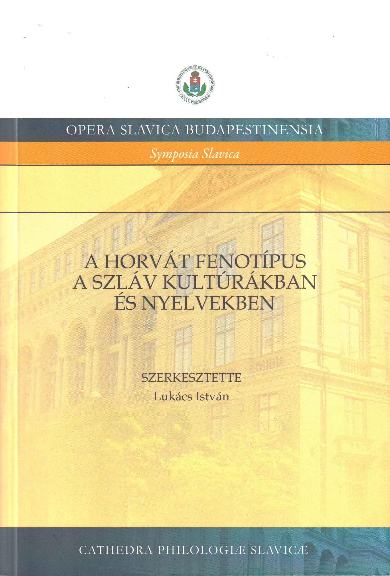 A horvát fenotipus a szláv kultúrákban és nyelvekben