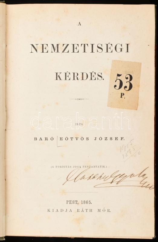 A nemzetiségi kérdés