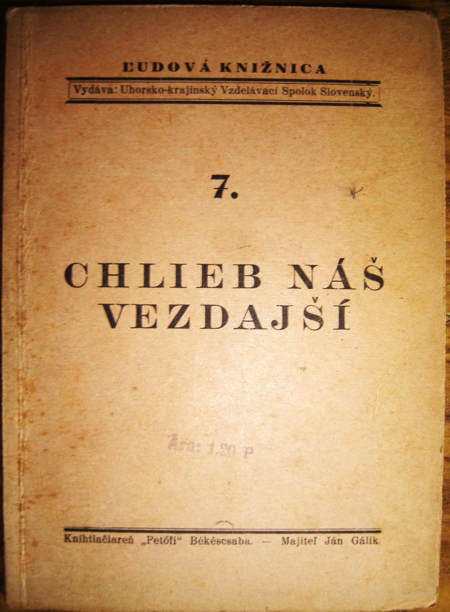 Chlieb náš vezdajší