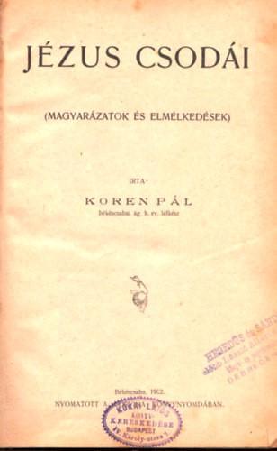 Jézus csodái. Magyarázatok és elmélkedések