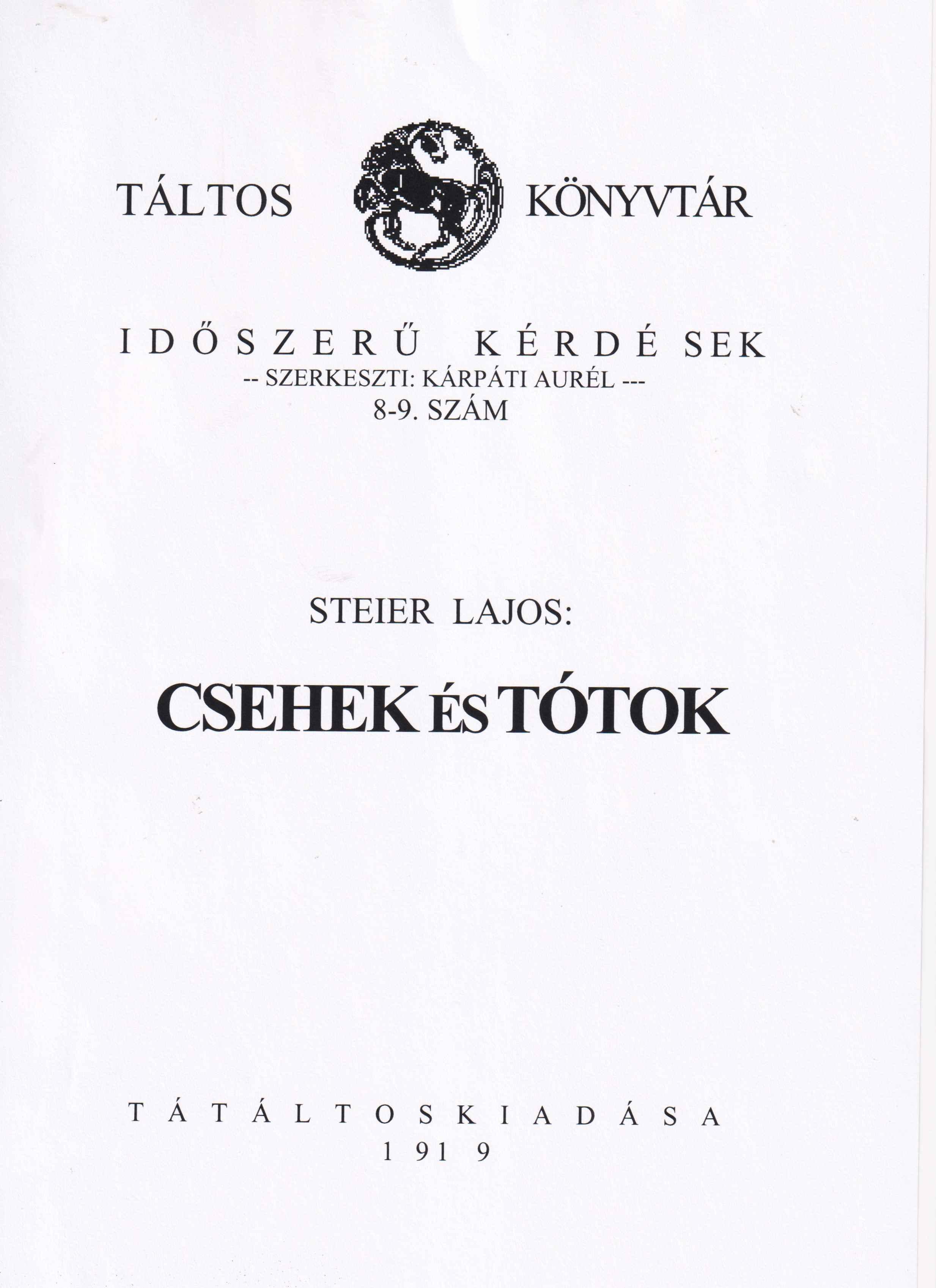 Csehek és Tótok
