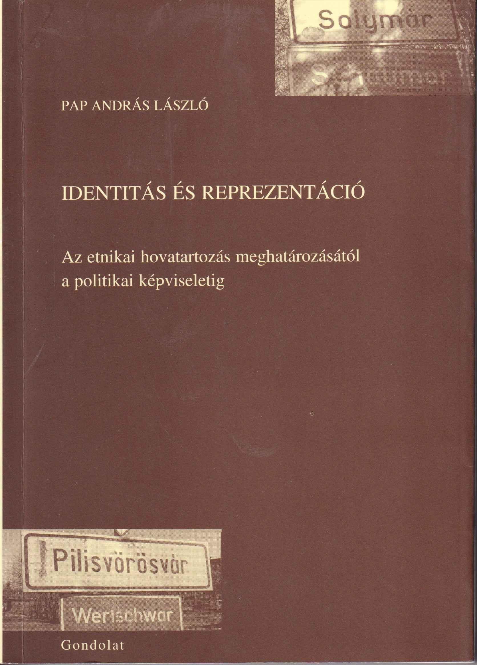 Identitás és reprezentáció. Az etnikai hovatartozás meghatározásától a politikai képviseletig