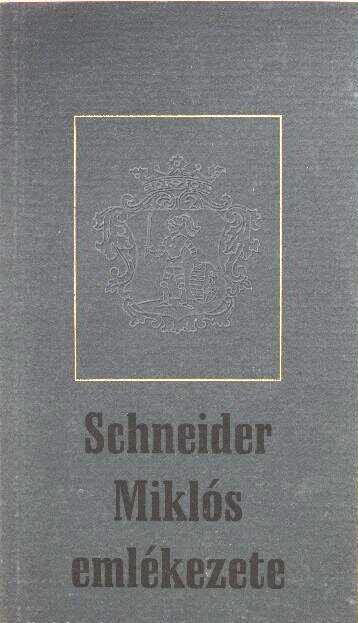 Írások a Nógrád Megyei Levéltár 1967-es hazaköltöztetéséről. Megjelent dr. Schneider Miklós halálának 20. évfordulójára