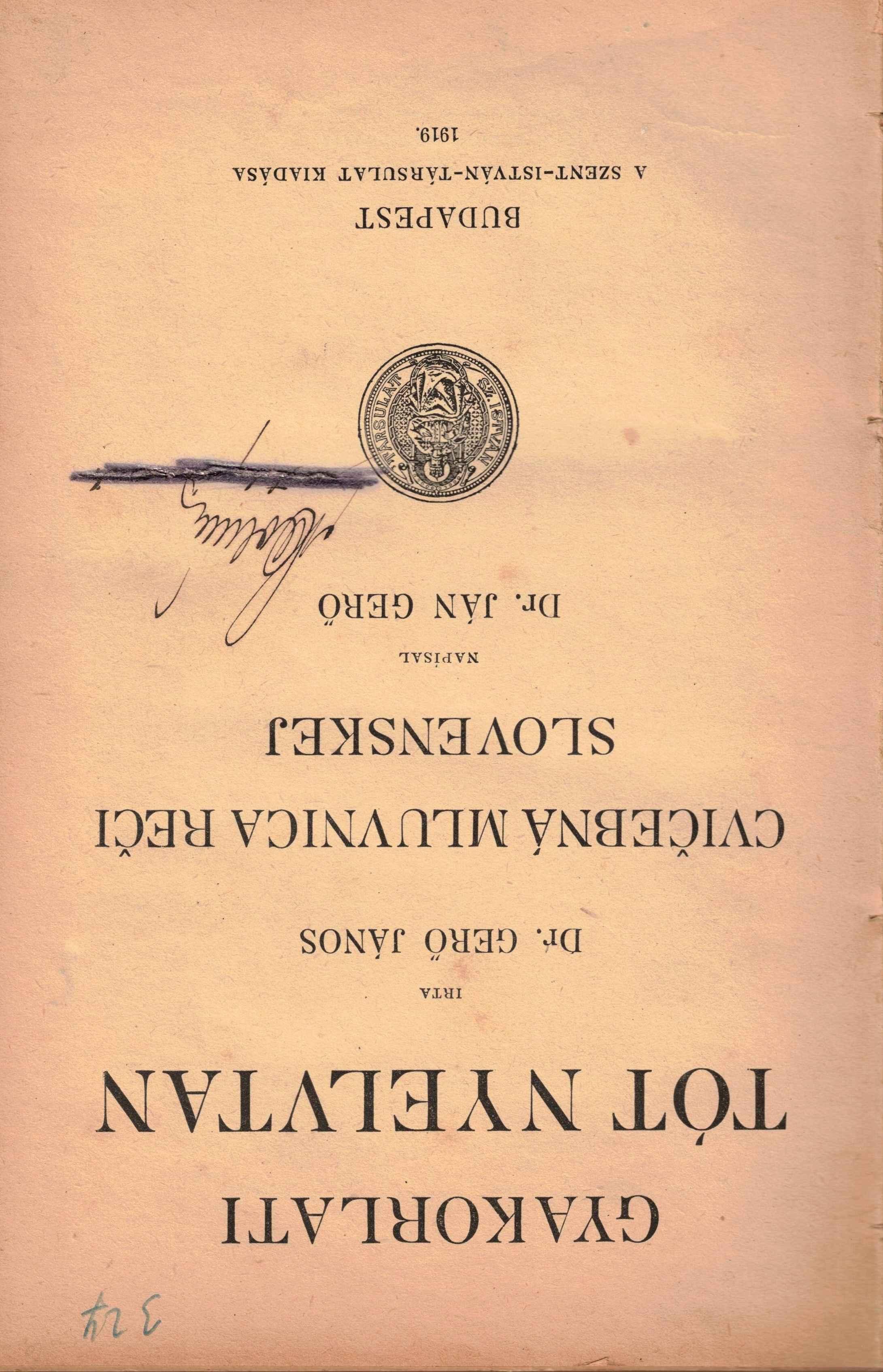Gyakorlati tót nyelvtan
