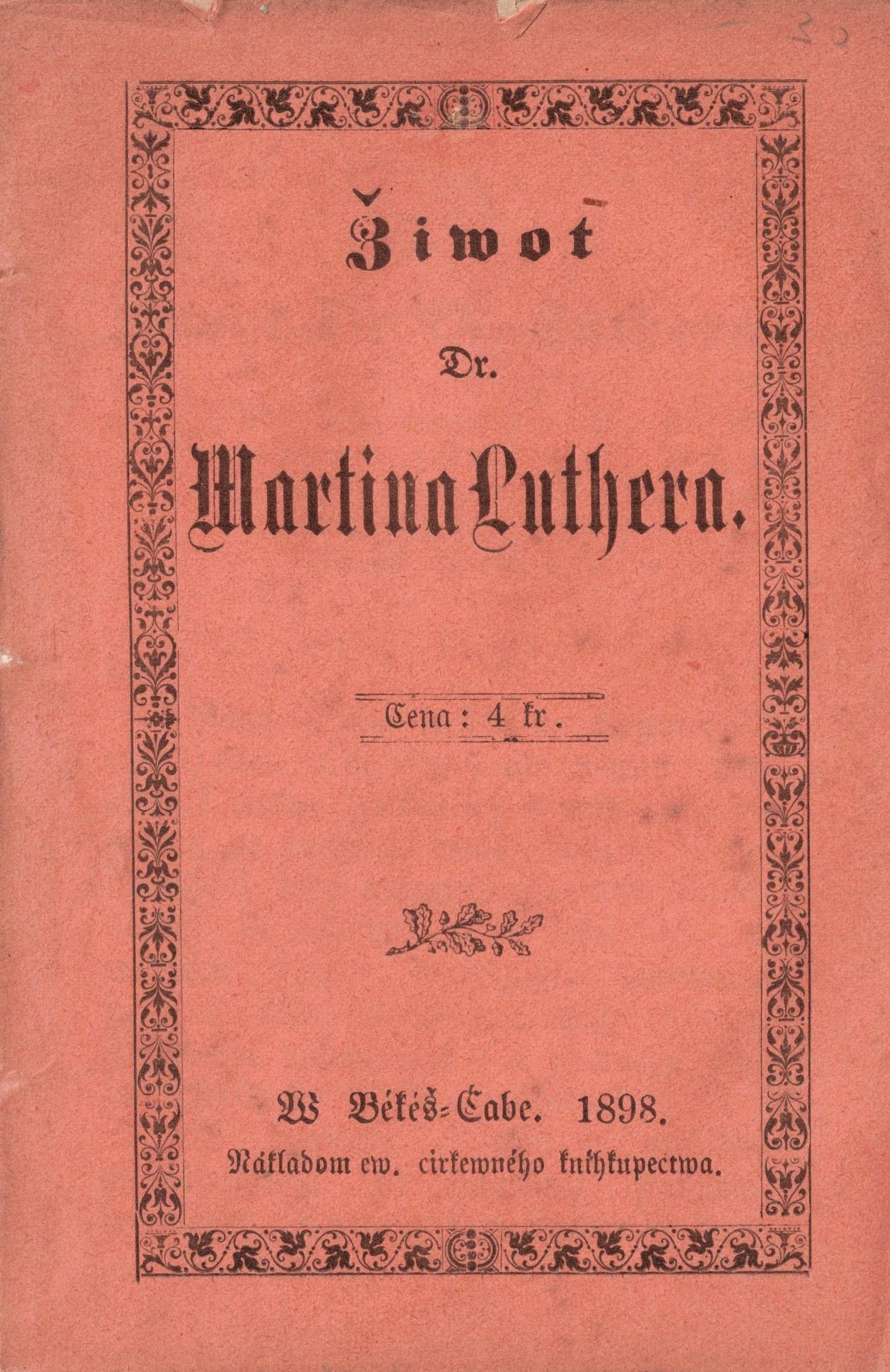 Žiwot Dr. Martina Luthera