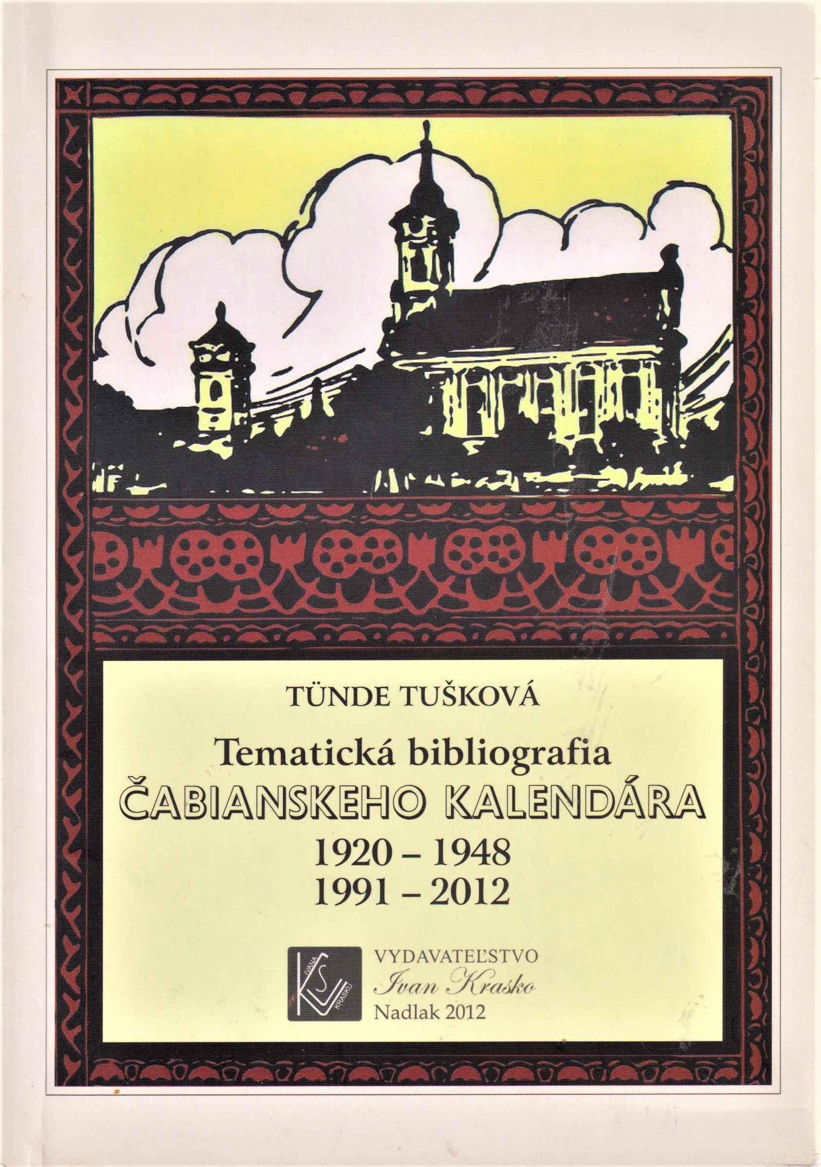 Čabiansky kalendár na rok 1991. Ročník dvadsiatydeviaty