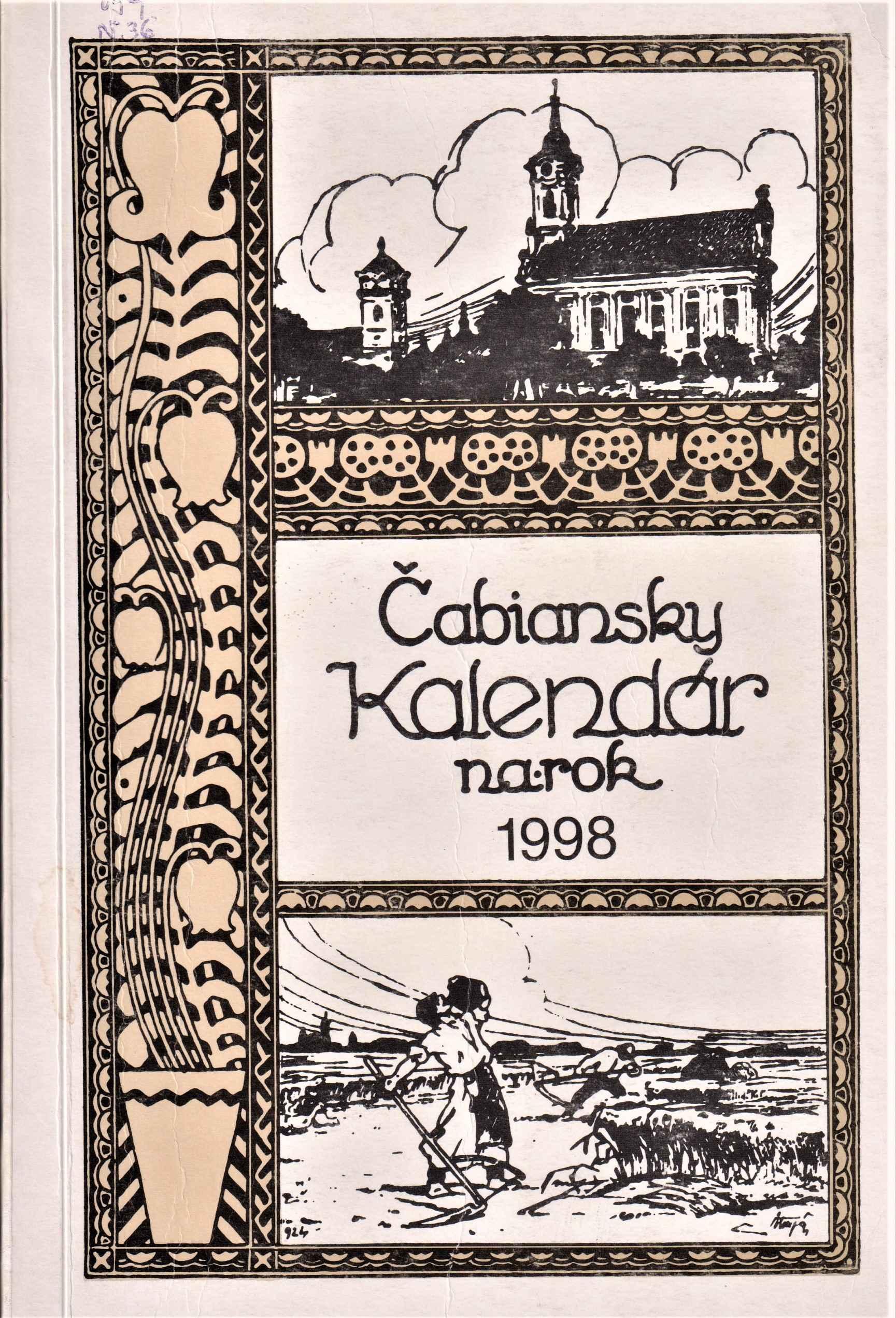 Čabiansky kalendár na rok 1999. Ročník tridsiaty siedmy