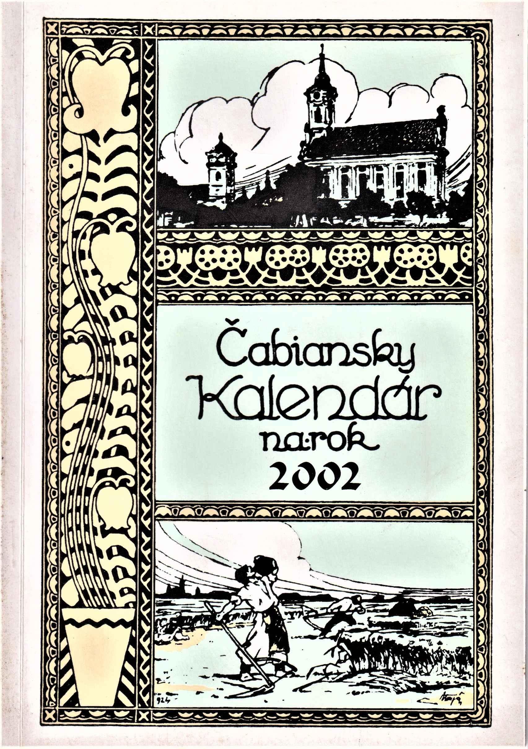 Čabiansky kalendár na rok 2003. Ročník štyridsiaty prvý