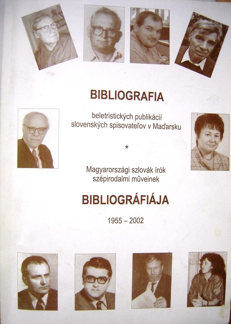 Bibliografia beletristických publikácií slovenských spisovateľov v Maďarsku (1955 – 2002)