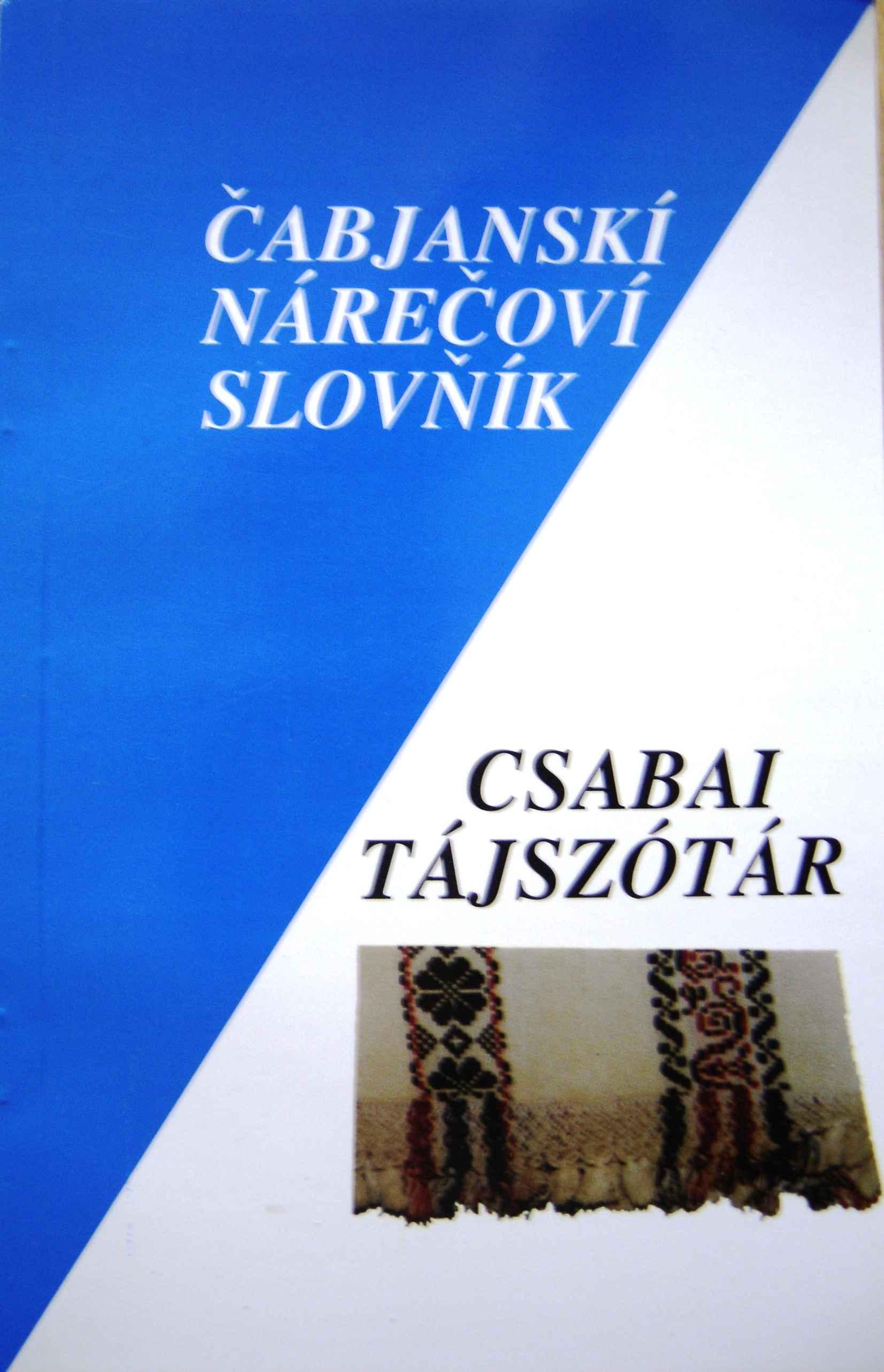 Čabjanskí nárečoví slovňík