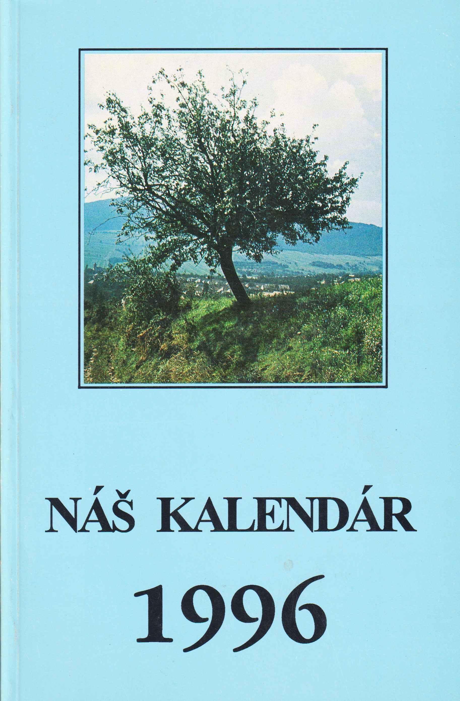 Náš kalendár na rok 1996