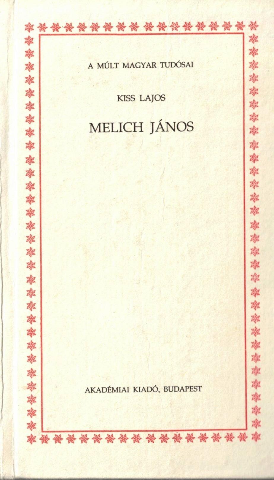 Melich János