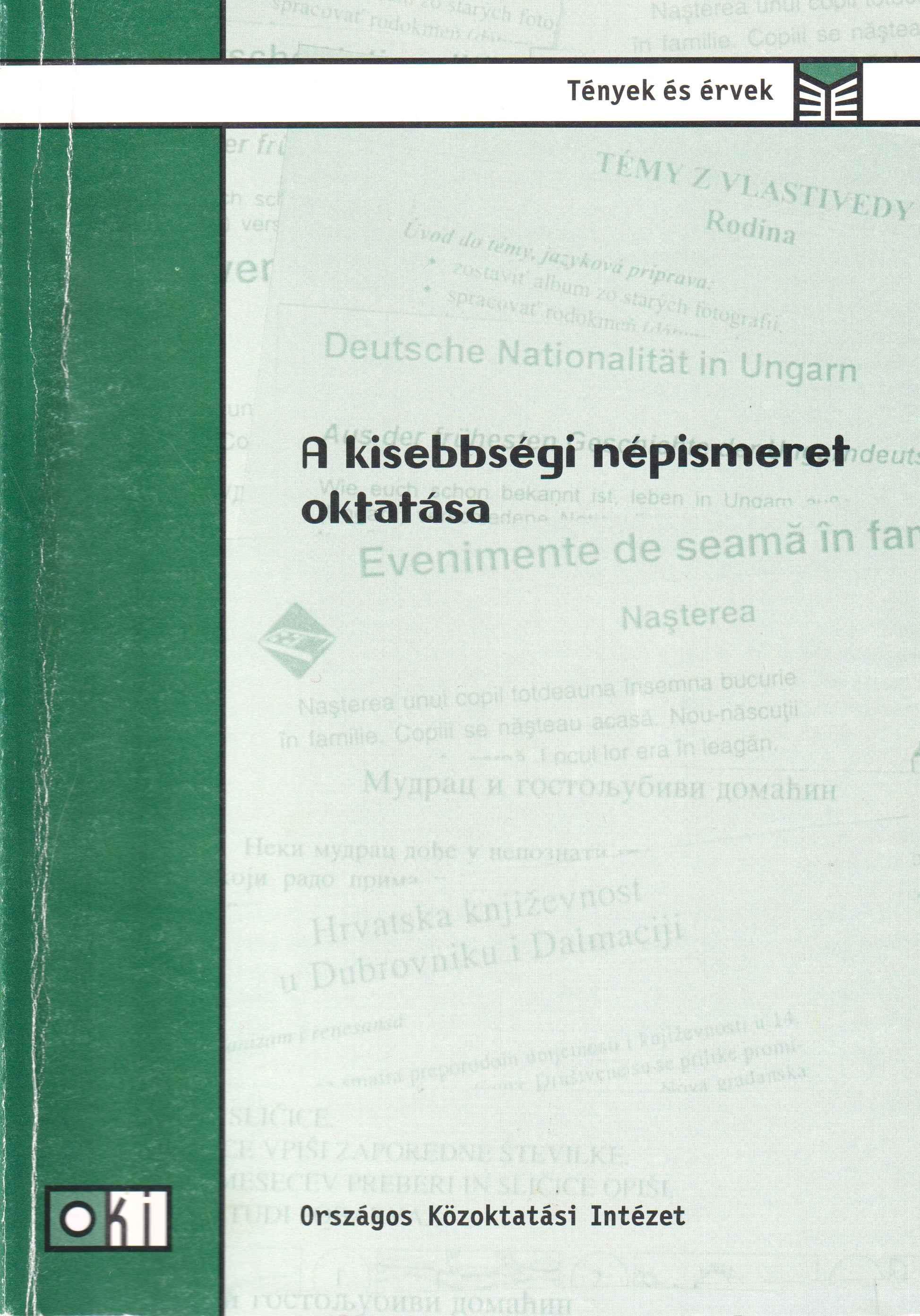 A kisebbségi népismeret oktatása