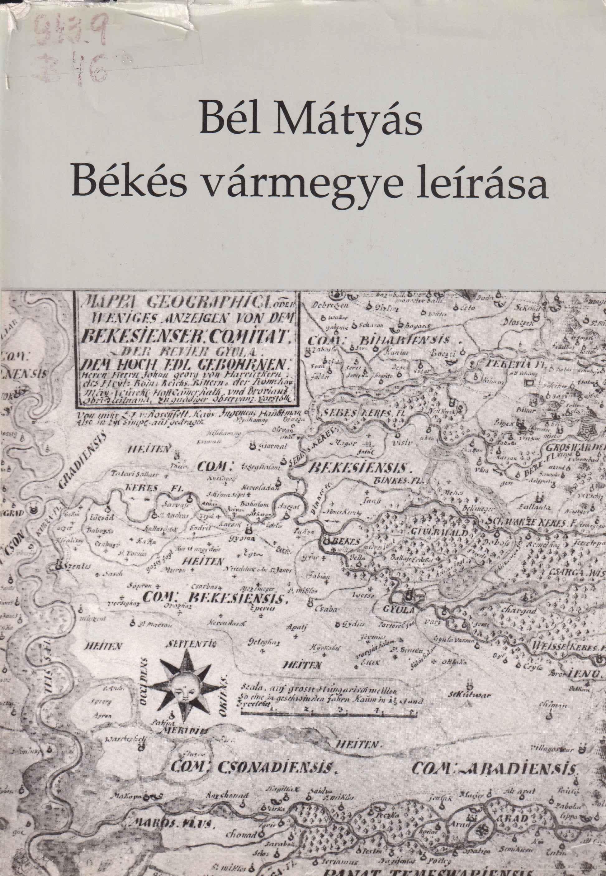 Békés vármegye leírása
