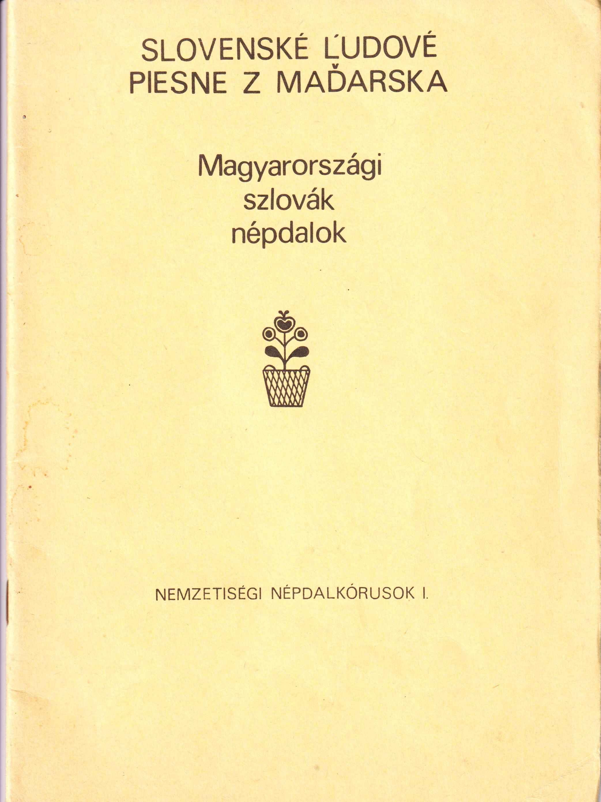 Slovenské ľudové piesne z Maďarska