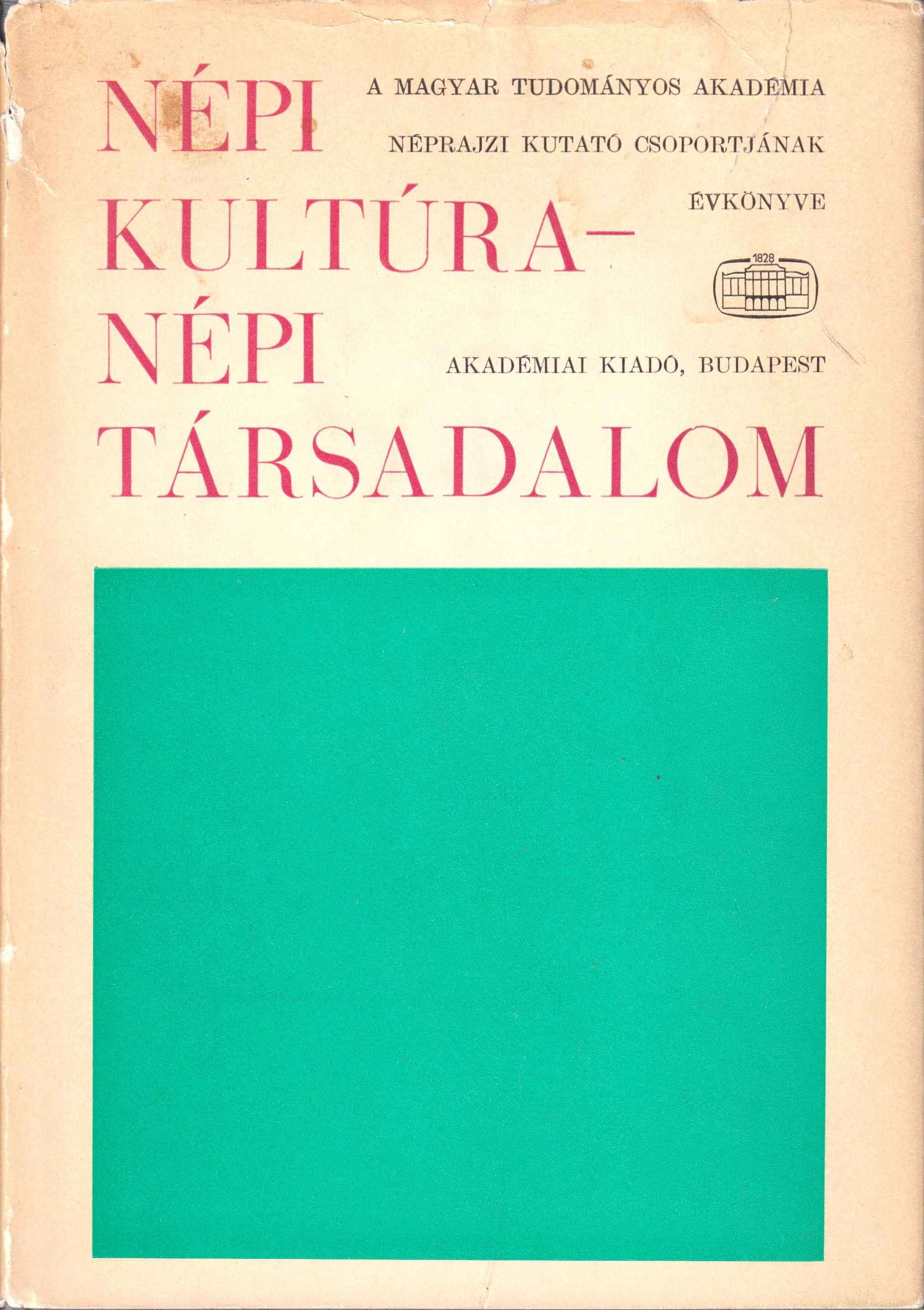 Népi kultúra – népi társadalom
