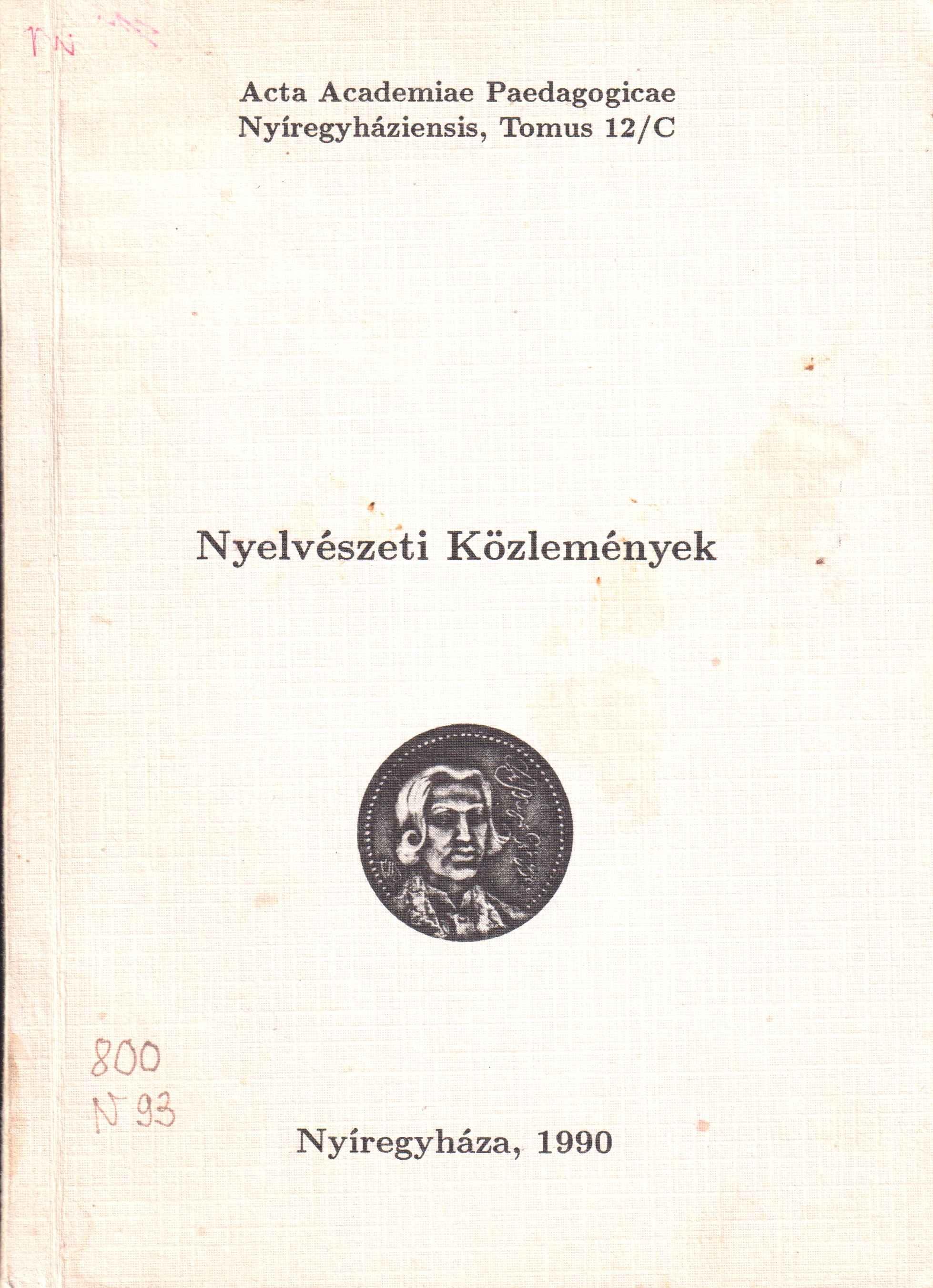 Nyelvészeti Közlemények